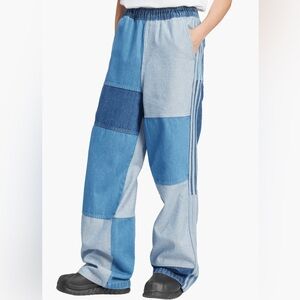 Adidas x Kseniaschnaider Patchwork Wide Leg Jeans